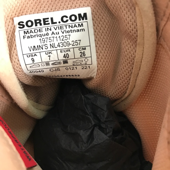 Sorel Caribou Combat Boot Lightweight Lace Up Womens 9 - Picture 8 of 11